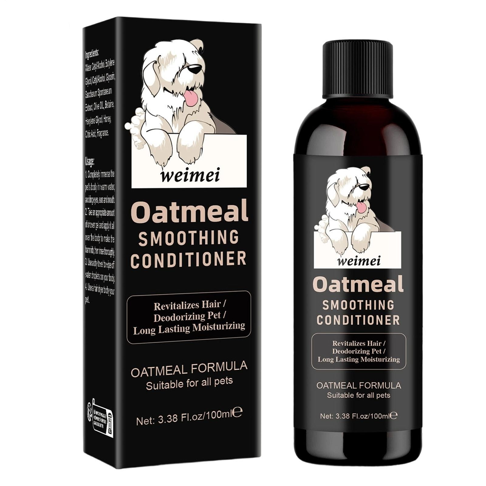 Pet Hair Conditioner Shampoo Moisturizing Nourishing Hair Shower Gel