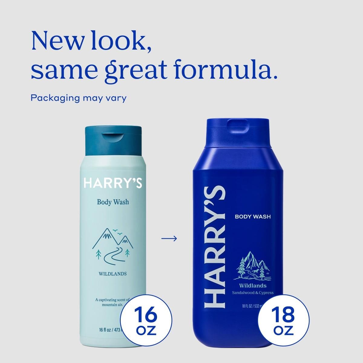 Harry's Men's Cleansing Body Wash, Wildlands